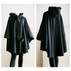 cloak jacket with hood